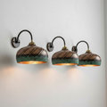 Rustic Verdigris Patina Bathroom Basin, Oxidized Copper Vessel Sink